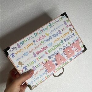 Colorful Baby Keepsake Box